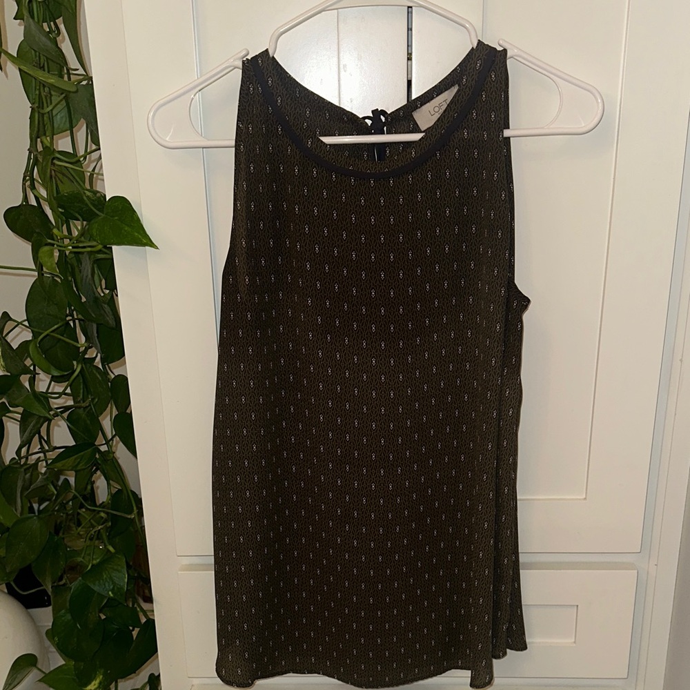 LOFT Sleeveless Blouse Small